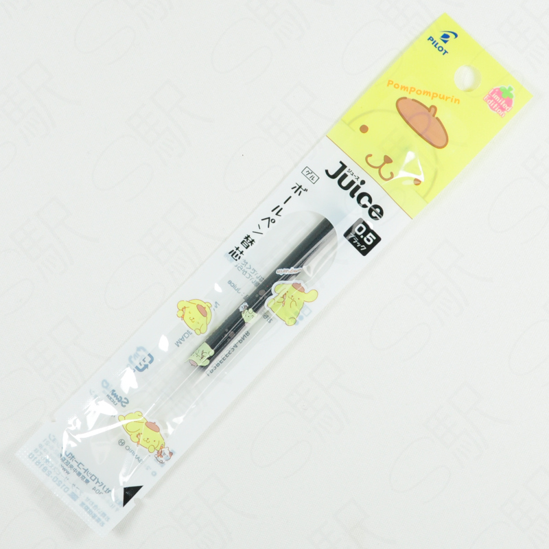 PILOT Juice Gel Ink Ballpoint Pen Refill x Sanrio [LP2RFEFS24-PNB] - Pompompurin Black